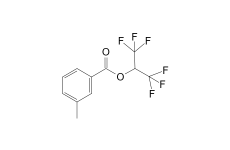 1,1,1,3,3,3-Hexafluoropropan-2-yl 3-methylbenzoate