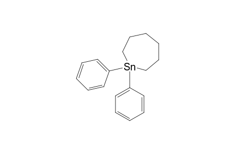 1,1-Diphenyl-stannacycloheptane