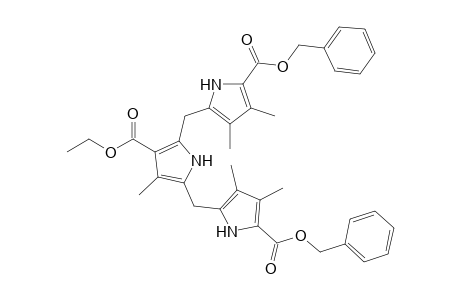 2,5-Bis(5-benzyloxycarbonyl-3,4-dimethylpyrrol-2-ylmethyl)-3-ethoxycarbonyl-4-methylpyrrole