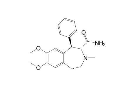 (1R*,2R*)-7,8-Dimethoxy-2-(carbamoyl)-N-methyl-1-phenyl-2,3,4,5-tetrahydro-1H-3-benzazepine