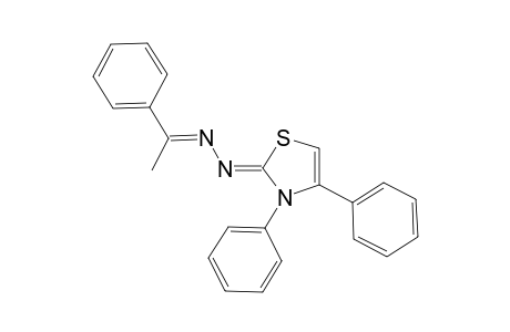 (Z)-3,4-Diphenyl-2-[(E)-(1-phenylethylidene)hydrazono]-2,3-dihydrothiazole
