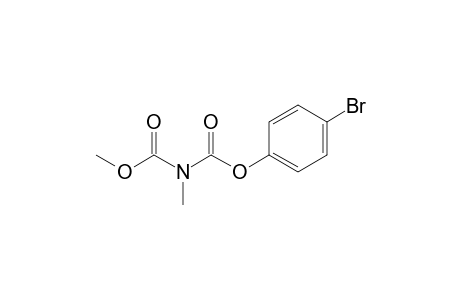 Methyl N-(4-bromanylphenoxy)carbonyl-N-methyl-carbamate