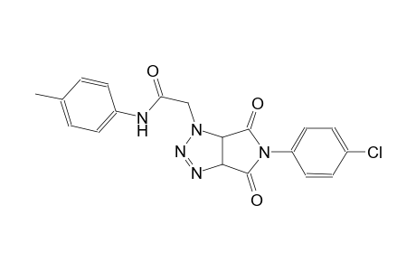 pyrrolo[3,4-d][1,2,3]triazole-1-acetamide, 5-(4-chlorophenyl)-1,3a,4,5,6,6a-hexahydro-N-(4-methylphenyl)-4,6-dioxo-
