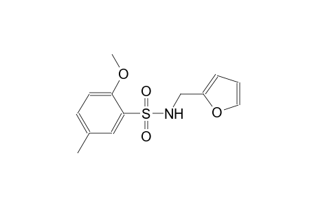benzenesulfonamide, N-(2-furanylmethyl)-2-methoxy-5-methyl-