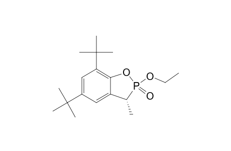 (2R(P)*,3R*)-5,7-DI-TERT.-BUTYL-2-ETHOXY-3-METHYLBENZO-[D]-1,2-OXAPHOSPHOL-2-OXIDE