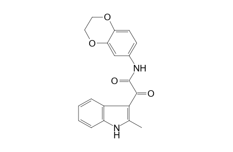 1H-Indole-3-acetamide, N-(2,3-dihydro-1,4-benzodioxin-6-yl)-2-methyl-.alpha.-oxo-