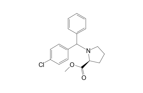 (2S)-Methyl 1-((4-chlorophenyl)(phenyl)methyl) pyrrolidine-2-carboxylate