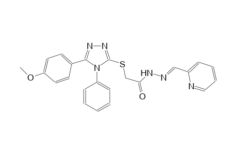 acetic acid, [[5-(4-methoxyphenyl)-4-phenyl-4H-1,2,4-triazol-3-yl]thio]-, 2-[(E)-2-pyridinylmethylidene]hydrazide