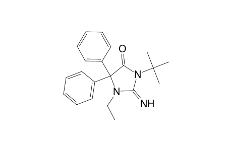 4-Imidazolidinone, 3-(1,1-dimethylethyl)-1-ethyl-2-imino-5,5-diphenyl-