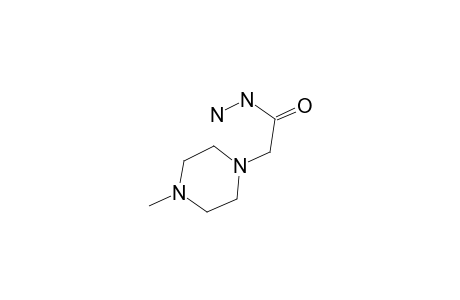 (4-Methyl-piperazin-1-yl)-acetic acid, hydrazide