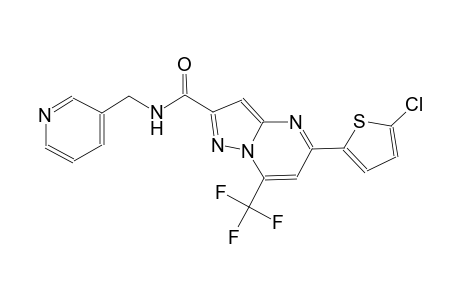 5-(5-chloro-2-thienyl)-N-(3-pyridinylmethyl)-7-(trifluoromethyl)pyrazolo[1,5-a]pyrimidine-2-carboxamide