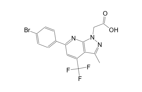 1H-pyrazolo[3,4-b]pyridine-1-acetic acid, 6-(4-bromophenyl)-3-methyl-4-(trifluoromethyl)-