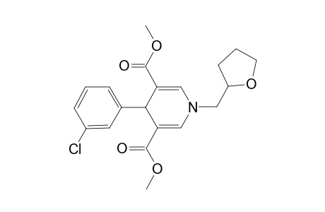 4-(3-Chlorophenyl)-1-(2-oxolanylmethyl)-4H-pyridine-3,5-dicarboxylic acid dimethyl ester