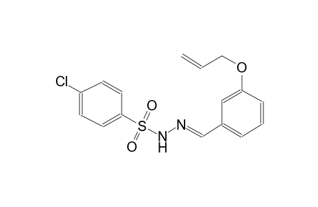 N'-{(E)-[3-(allyloxy)phenyl]methylidene}-4-chlorobenzenesulfonohydrazide