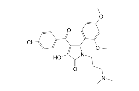 2H-pyrrol-2-one, 4-(4-chlorobenzoyl)-5-(2,4-dimethoxyphenyl)-1-[3-(dimethylamino)propyl]-1,5-dihydro-3-hydroxy-