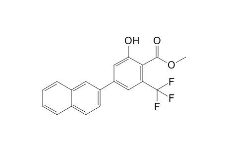 Methyl 2-hydroxy-4-(naphth-2-yl)-6-(trifluoromethyl)benzoate