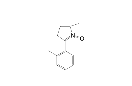 5,5-DIMETHYL-2-(2'-METHYLPHENYL)-PYRROLINE-N-OXIDE;3,4-DIHYDRO-2,2-DIMETHYL-5-(2'-METHYLPHENYL)-2H-PYRROLE-1-OXIDE