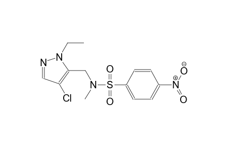 benzenesulfonamide, N-[(4-chloro-1-ethyl-1H-pyrazol-5-yl)methyl]-N-methyl-4-nitro-