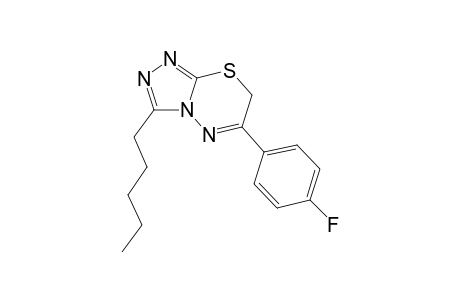 6-(4-Fluorophenyl)-3-pentyl-7H-[1,2,4]triazolo[3,4-b][1,3,4]thiadiazine