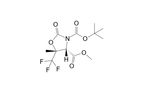(4S,5R)-3-(tert-Butyloxycarbonyl)-5-methyl-5-trifluoromethyl-4-(methoxycarbonyl)oxazolidin-2-one