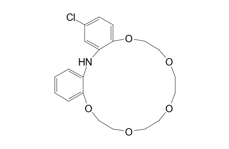 2-Chloro-6,7,9,10,12,13,15,16-octahydro-22H-dibenzo[b,q][1,4,7,10,13,16]-monoazapentaoxacyclooctadecin