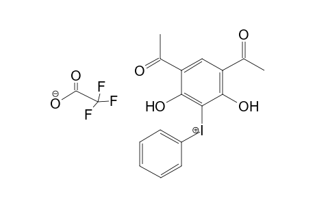 Trifluoro-acetate(3,5-diacetyl-2,6-dihydroxy-phenyl)-phenyl-iodonium