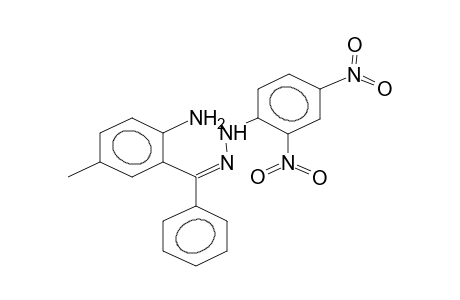 1-(2,4-dinitrophenyl)-2-[alpha-(2-amino-5-methylphenyl)benzylidene]hydrazine