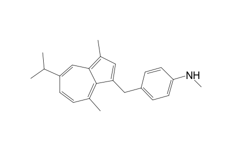 1,4-Dimethyl-7-isopropyl-3-(p-methylaminobenzyl)azulene