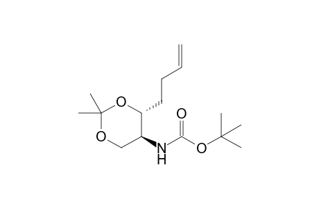 (4R,5S)-4-But-3-enyl-2,2-dimethyl-5-(tert-butyloxycarbonylamino)-1,3-dioxan