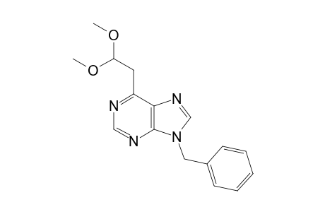 9-BENZYL-6-[2,2-(DIMETHOXY)-ETHYL]-PURINE