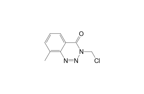 3-(chloromethyl)-8-methyl-1,2,3-benzotriazin-4(3H)-one