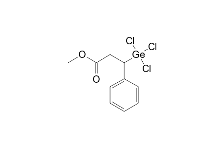 METHYL-3-PHENYL-3-(TRICHLOROGERMYL)-PROPIONATE