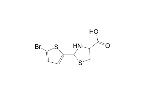 4-thiazolidinecarboxylic acid, 2-(5-bromo-2-thienyl)-
