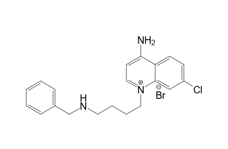 4-Amino-(1-(4-benzylamino)butyl)-7-chloroquinolinium bromide