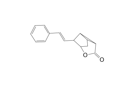 4-Oxatricyclo[3.2.1.0(2,7)]octan-3-one, 6-(2-phenylethenyl)-, stereoisomer