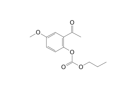 Ethanone, 1-(2-(N-propyloxycarbonyl)oxy-5-methoxyphenyl)-