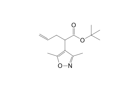t-Butyl 2-(3',5'-dimethyl-4'-isoxazolyl)-4-pentenoate