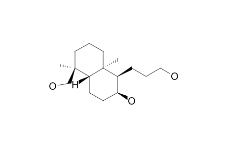 1-Naphthalenepropanol, decahydro-2-hydroxy-5-(hydroxymethyl)-5,8a-dimethyl-, [1R-(1.alpha.,2.beta.,4a.beta.,5.beta.,8a.alpha.)]-