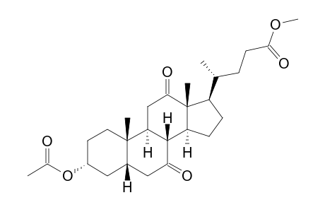 Methyl-3-alpha-acetyloxy-7,12-dioxo-5-beta-cholan-24-oate