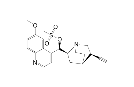 EPI-(1S,3S,4S,8R,9R)-10,11-DIDEHYDRO-9-MESYLOXY-6'-METHOXY-CINCHONAN