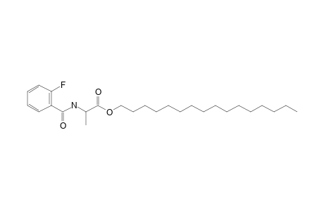 L-Alanine, N-(2-fluorobenzoyl)-, hexadecyl ester