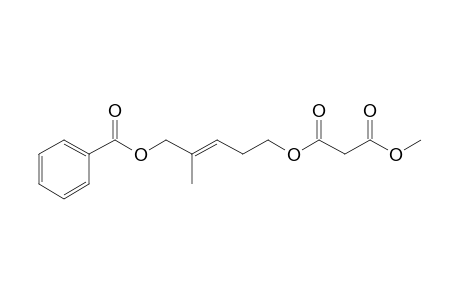 1-Benzoyloxy-5-(3'-methoxy-3'-oxopropionyloxy)-2-methyl-2-pentene
