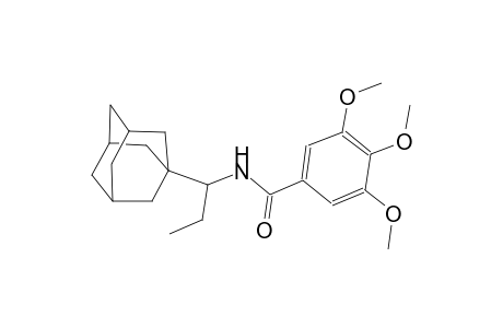 benzamide, 3,4,5-trimethoxy-N-(1-tricyclo[3.3.1.1~3,7~]dec-1-ylpropyl)-