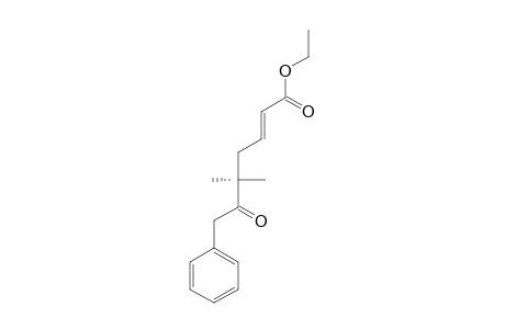 ETHYL-(E)-5,5-DIMETHYL-6-OXO-7-PHENYL-HEPT-2-ENOATE