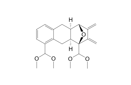 (1RS,4SR,4aSR,9aRS)-1,8-bis(dimethoxymethyl)-1,4-epoxy-1,2,3,4,4a,9,9a,10-octahydro-2,3-dimethylideneanthracene