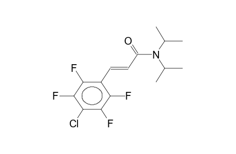 (E)-BETA-(4-CHLOROTETRAFLUOROPHENYL)ACRILIC ACID, N,N-DIISOPROPYLAMIDE