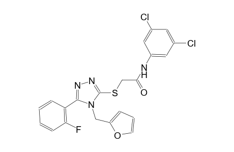 N-(3,5-dichlorophenyl)-2-{[5-(2-fluorophenyl)-4-(2-furylmethyl)-4H-1,2,4-triazol-3-yl]sulfanyl}acetamide