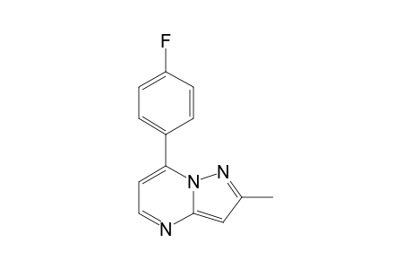 7-(4-FLUOROPHENYL)-2-METHYLPYRAZOLO-[1,5-A]-PYRIMIDINE