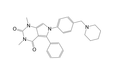 1,3-dimethyl-5-phenyl-6-[4-(1-piperidinylmethyl)phenyl]-1H-pyrrolo[3,4-d]pyrimidine-2,4(3H,6H)-dione