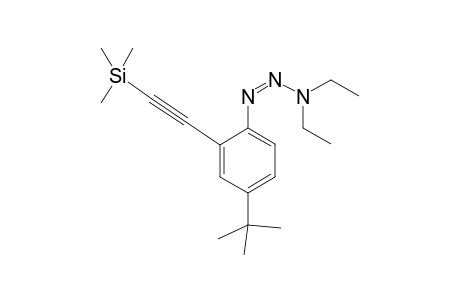 N,N-Diethyl-N-[4-tert-butyl-2-(trimethylsilylethynyl)phenyl]triazene